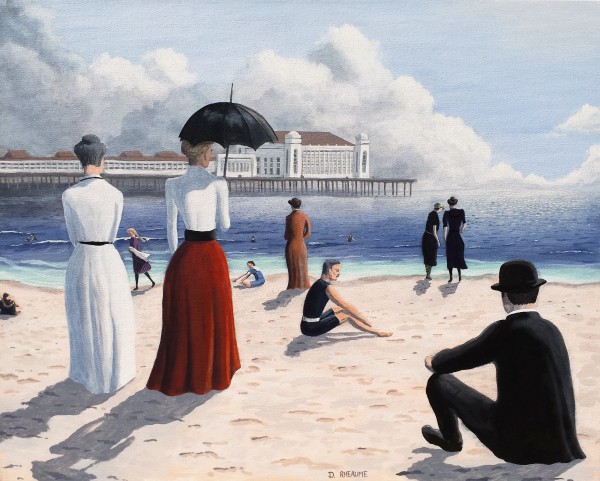 Atlantic City Beach 1902 by Dave Rheaume